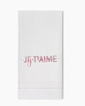 Je T'Aime Linen Hand Towel