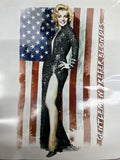 JPI Marilyn Monroe - USA FLAG - Queen Blanket