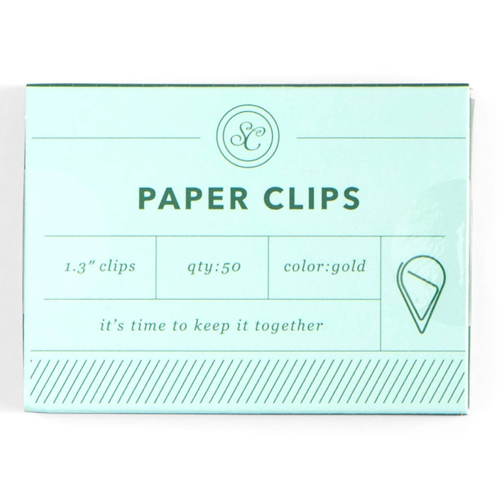 Keep It Together Paper Clips - Blue