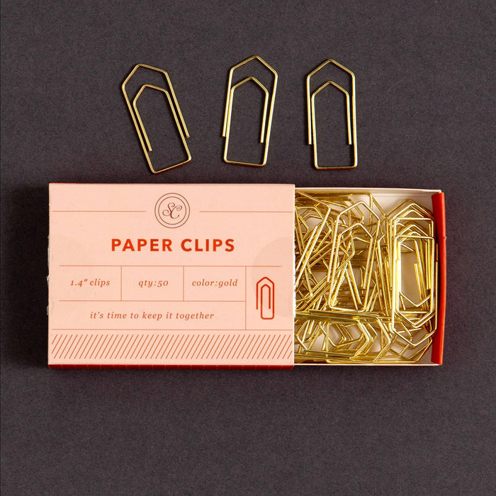 Keep It Together Paper Clips - Red