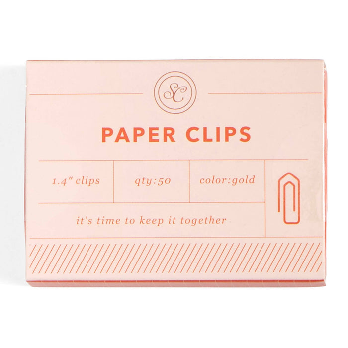 Keep It Together Paper Clips - Red