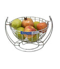 Kitchen Mart Fruit and vegetable Basket, Swing(Jula) Model, Stainless Steel (Pack of 1) - KITCHEN MART
