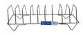 Kitchen Mart Square Plate Rack / Stand, 9 Slots (40 cms), Stainless Steel - KITCHEN MART