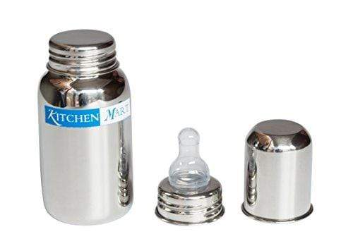 Kitchen Mart Stainless Steel Baby Feeding Bottle 275ml - KITCHEN MART