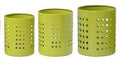 Kitchen Mart Stainless Steel Cutlery Holder, 3-Piece, Green (Size:S4, S5, S6) - KITCHEN MART