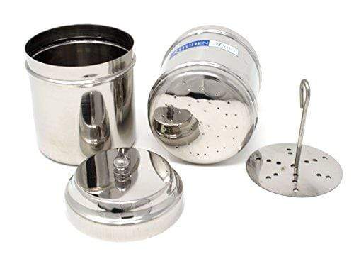 Kitchen Mart Stainless Steel with 2 Cups Capacity Coffee Filter (Silver) - KITCHEN MART