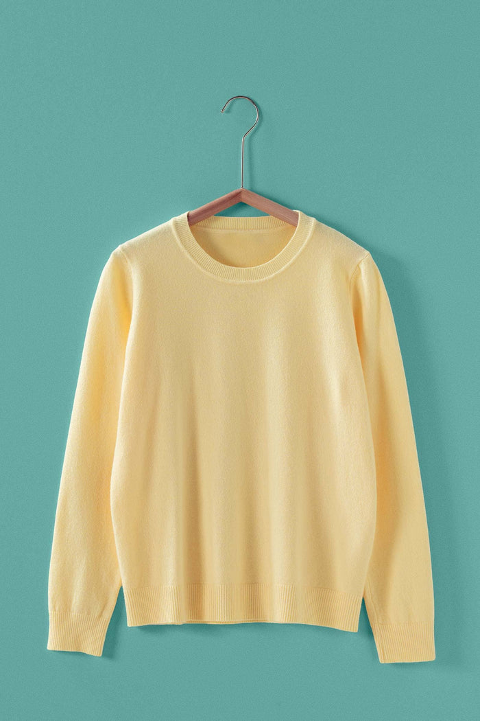 Kylie  Soft Crewneck Knit Pullover