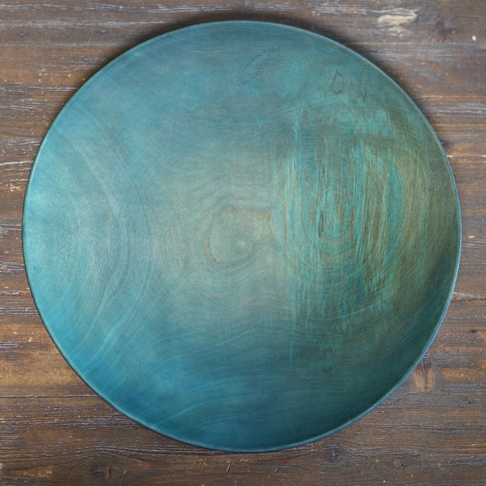 Large Indigo Shallow Bowl #YO10
