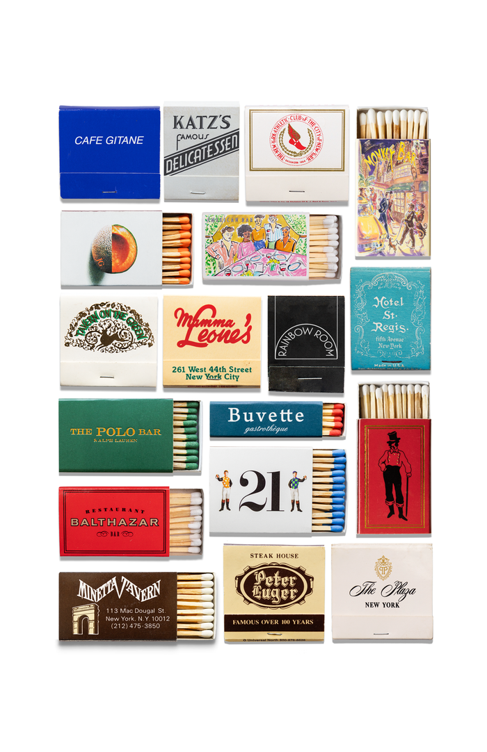 Large NYC Matchbook Collage Print