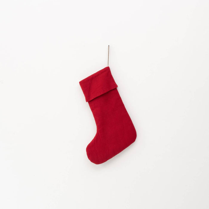 Lava Falls Linen Christmas Stocking