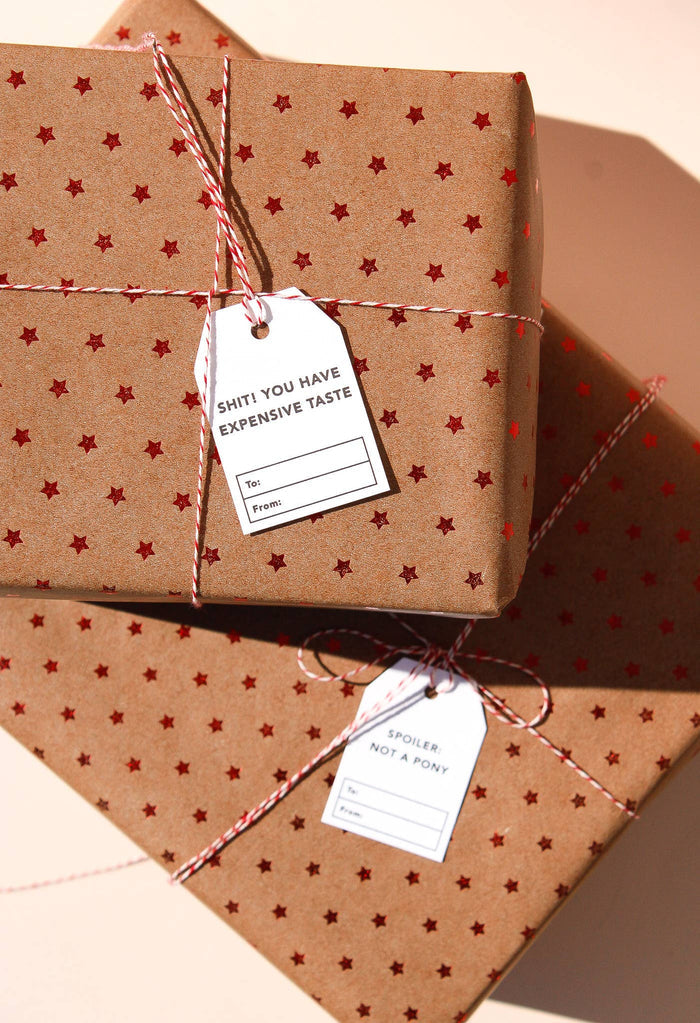 Letterpress Gift Tags