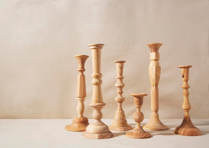 Lightwood Candlesticks