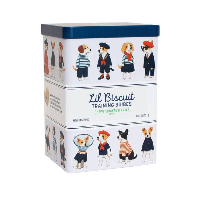 Lil Biscuit Decorative Tin Dog Treats
