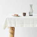Off-White Linen Tablecloth