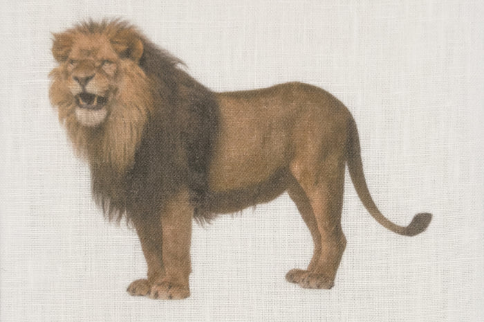 Lion Linen Cocktail Napkins