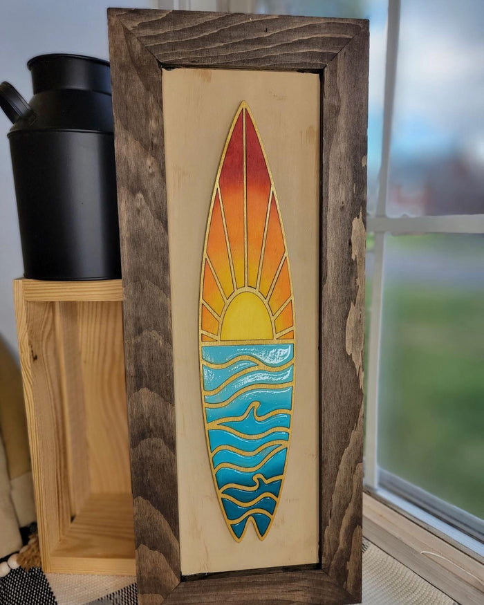 SUFBOARD SUNSET 6X16
