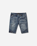 Racer Worldwide Long Denim Shorts Blue Shorts Short SS26-SHORTS-LONG-DENIM BLUE
