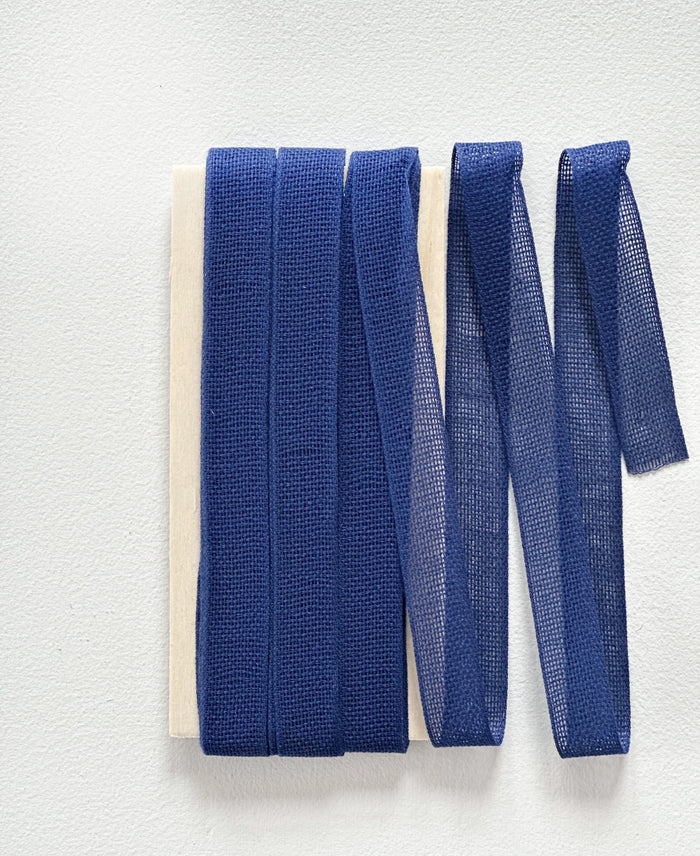 Loose weave cotton ribbon | wood paddle 10 Yards