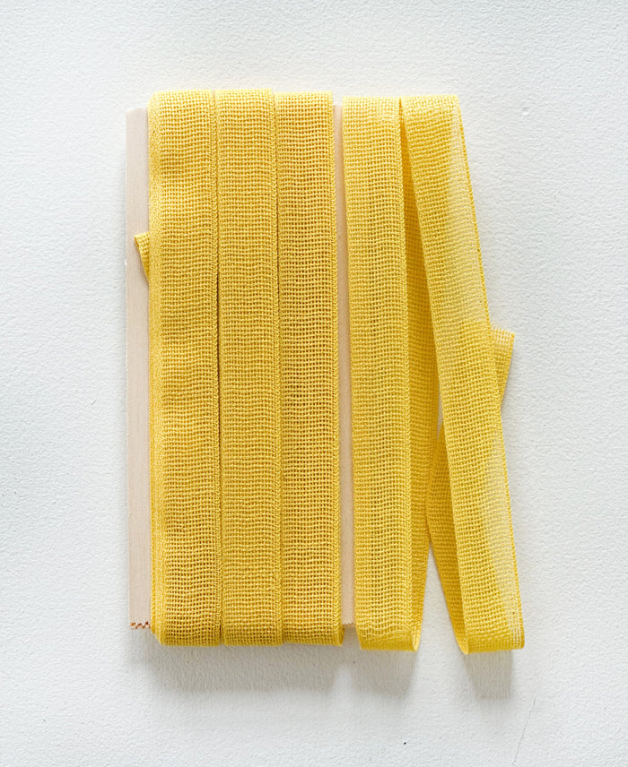 Loose weave cotton ribbon | wood paddle 10 Yards