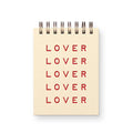 Lover Mini Jotter Notebook