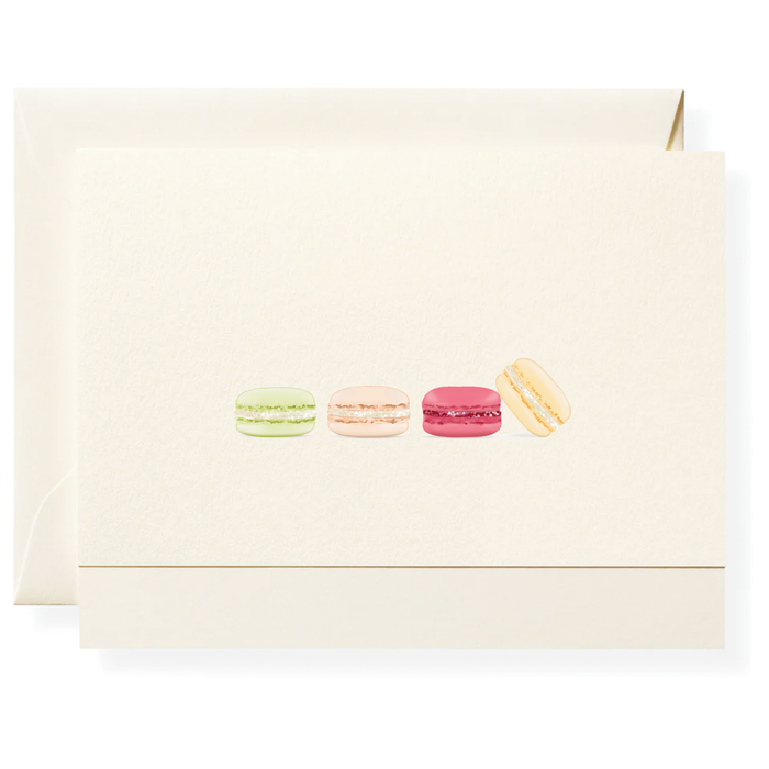 Macarons Individual Notecard