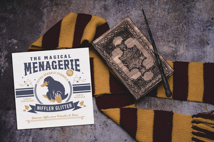 12" x 12" Square (unframed) / "Niffler Glitter"