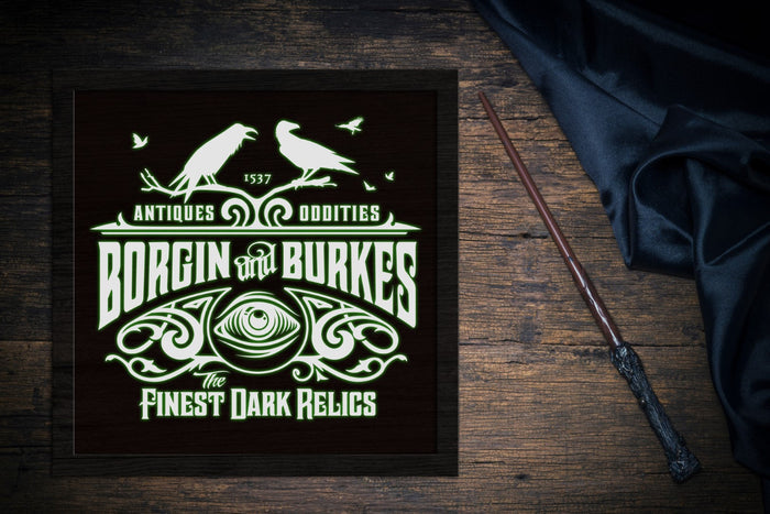 Framed Sign / "Dark Relics"