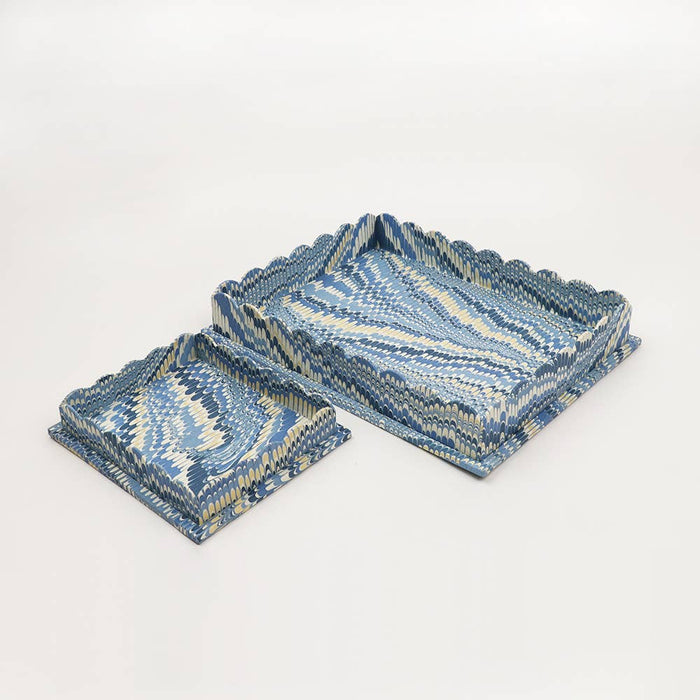 Marble Scallop Tray