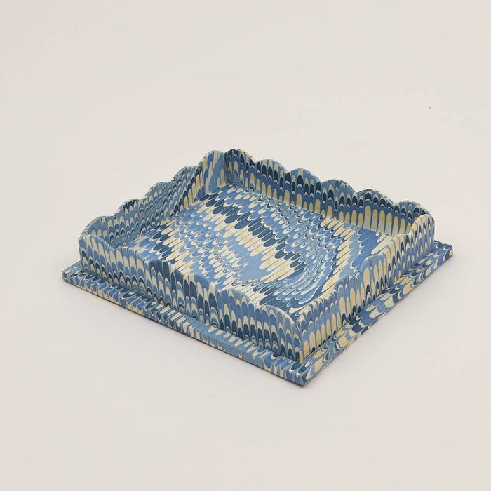 Marble Scallop Tray