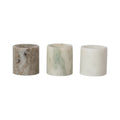 Marble Taper Holder, 3 Colors