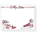 Maroon &D ark Maroon It's A College Station Thing Slab Pad by Rosanne Beck