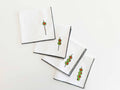 Martini Olive Cocktail Napkins, set of four- White