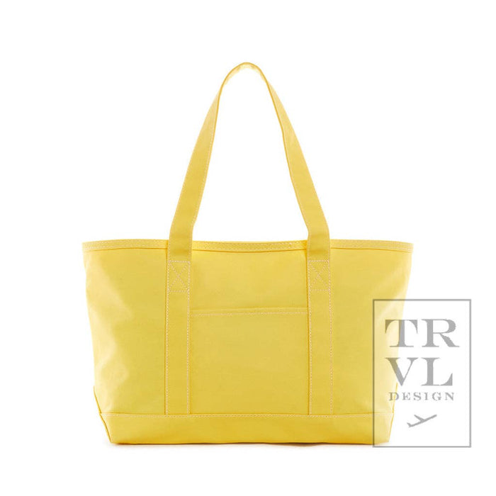 Medium Tote - Coated Canvas Daffodil by TRVL