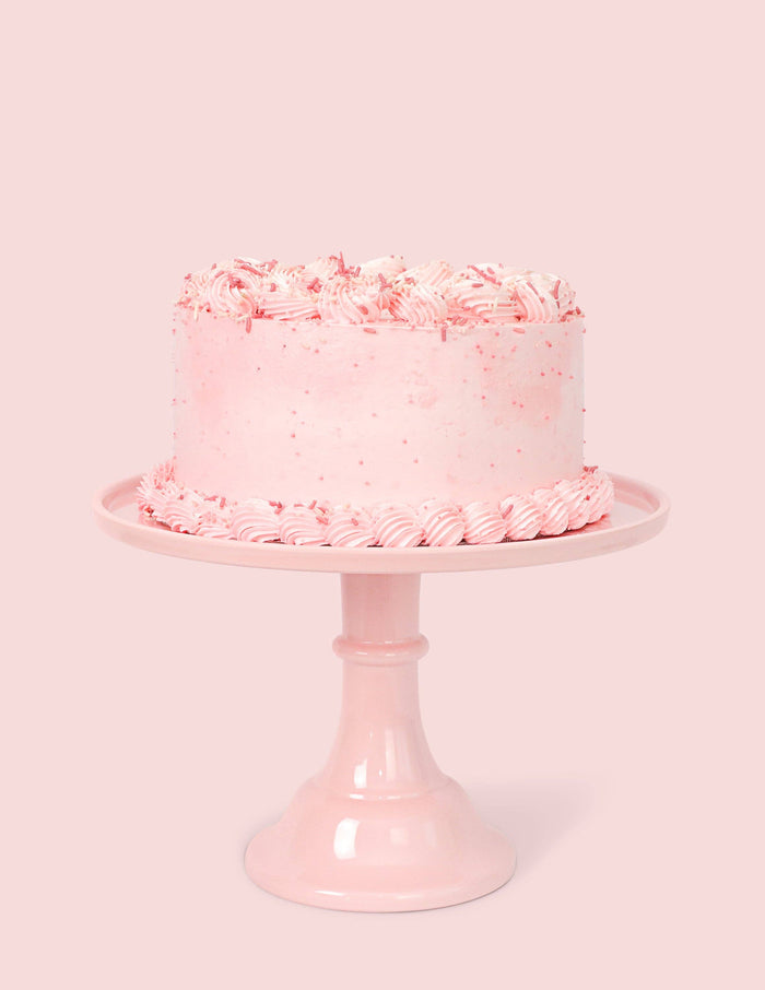 Melamine Cake Stand Large- Peony Pink 11.5 inch