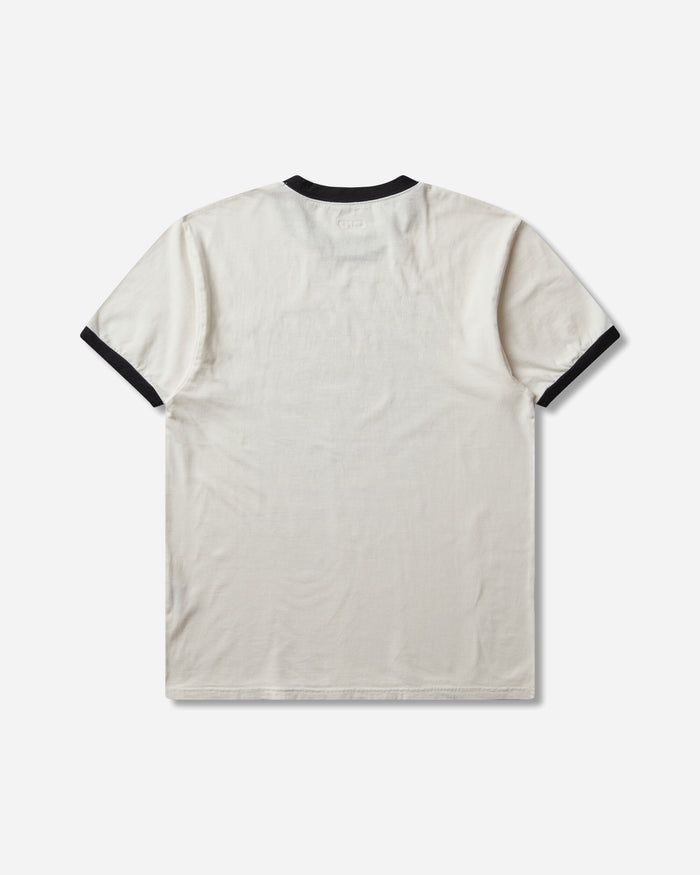 KAPITAL 20/-Jersey Ringer T (Boro Elegy) Ecru T-Shirts Shortsleeve K2504SC171 ECRU