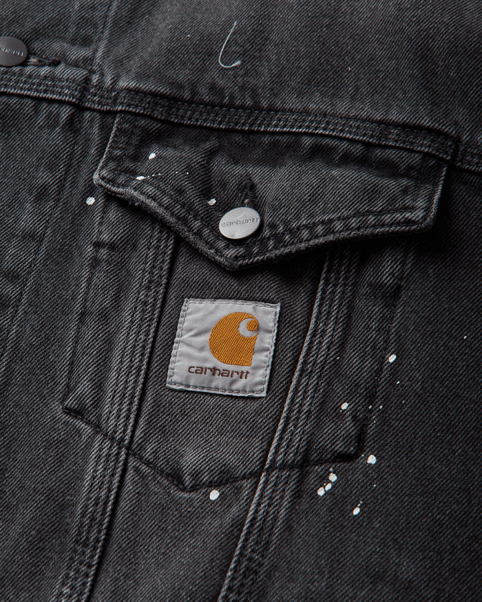 Carhartt WIP Helston Jacket Black Coats and Jackets Jackets I033352 89EJ