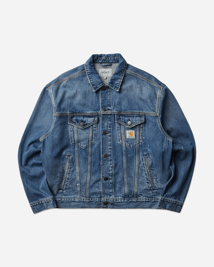 Carhartt WIP Helston Jacket Blue Coats and Jackets Jackets I033352 01EJ