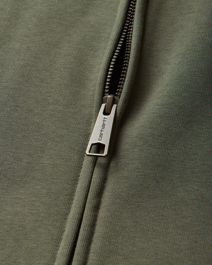 Carhartt WIP Hooded Chase Jacket Leaf/Gold Sweatshirts Zip-Ups I033664 3LRXX