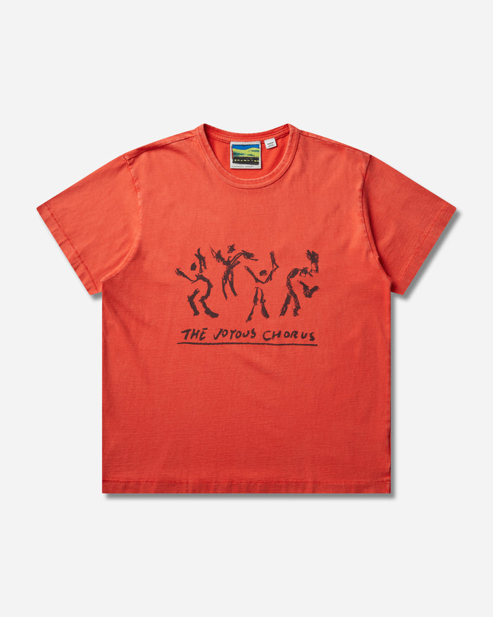 Vans Otw Julian K Washed Ss Tee Julian Klincewicz Mandarin Red T-Shirts Shortsleeve VN000RSCZXT1