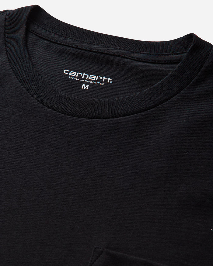 Carhartt WIP S/S Pocket T-Shirt Black T-Shirts Shortsleeve I030434 89XX