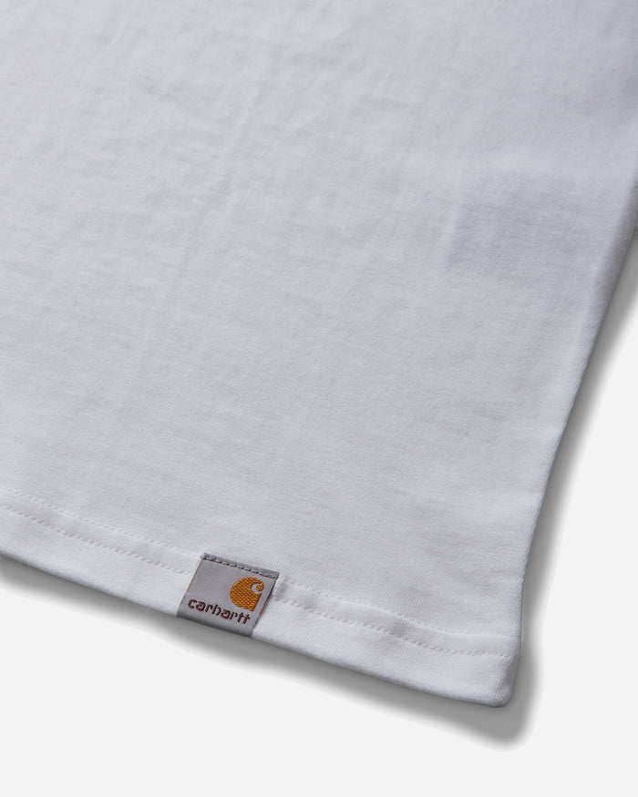 Carhartt WIP S/S Road Side Snack T-Shirt White T-Shirts Shortsleeve I036880 02XX