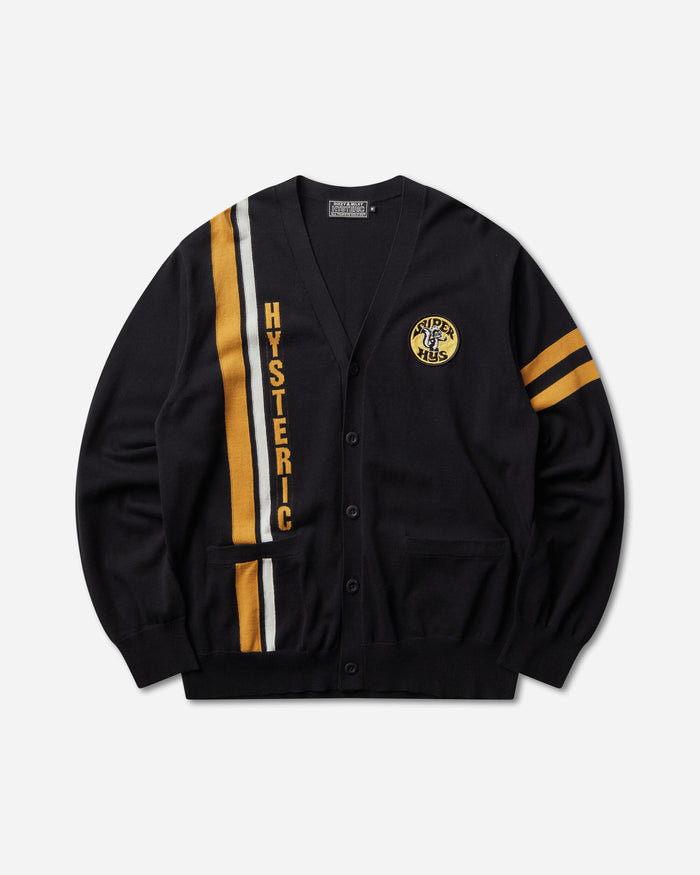 Hysteric Glamour Super Hys Patch Cardigan Black Knitwears Cardigans 02261ND03 96