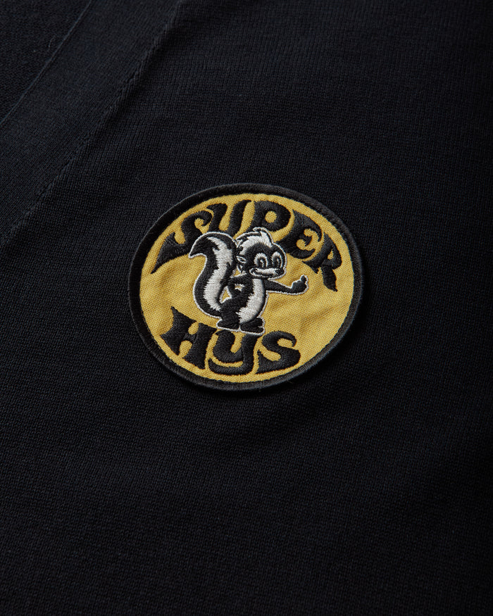 Hysteric Glamour Super Hys Patch Cardigan Black Knitwears Cardigans 02261ND03 96