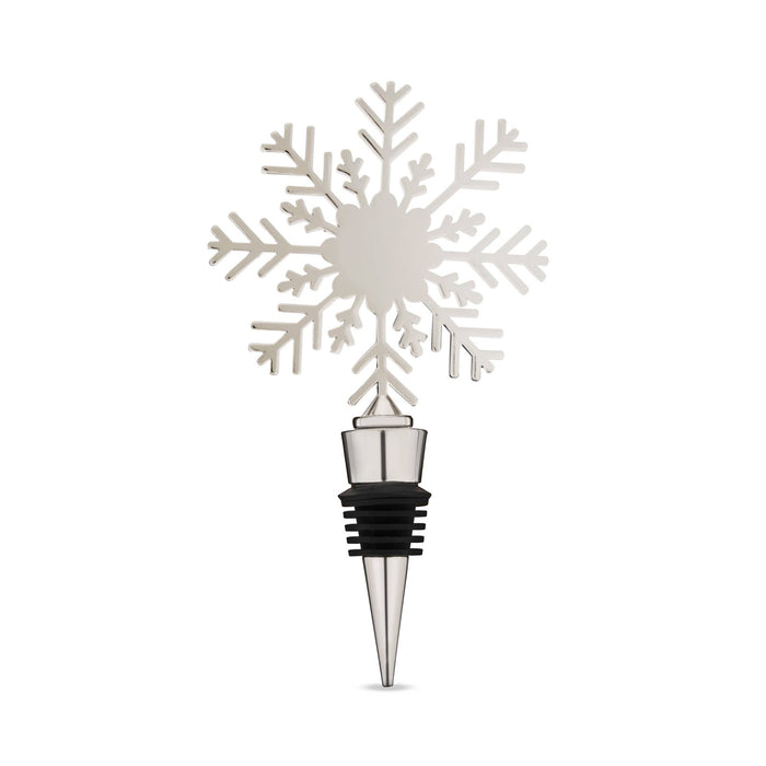 Metal Snowflake Wine Bottle Stopper