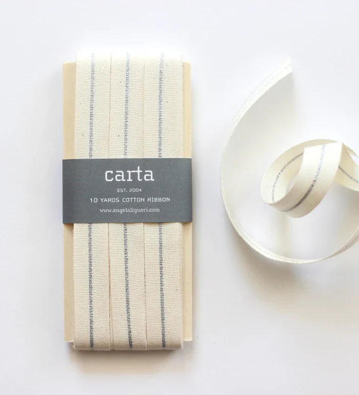Metallic line ribbon | wood paddle 10 Yards