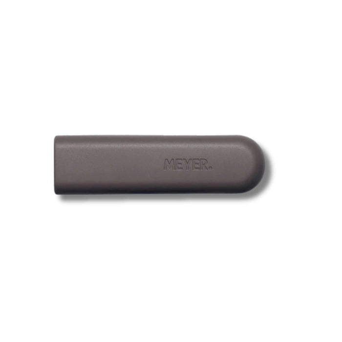 Meyer silicone handle holder for cast iron frying pans in brown color
