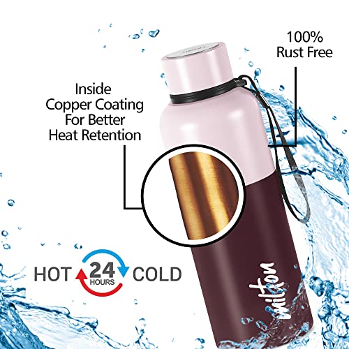 Milton Ancy 500 Thermosteel Water Bottle, 520 ml