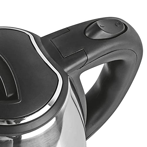 Milton Insta Electric 1500 Stainless Steel Kettle, 1.5 Litres, Silver