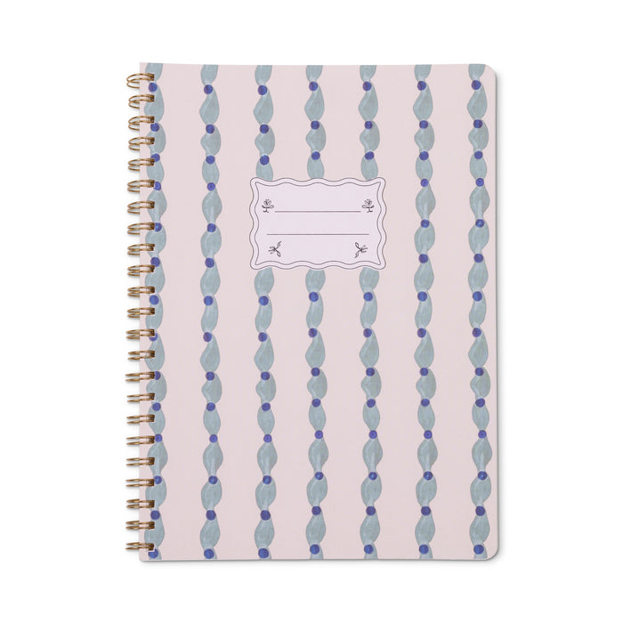 Mix Credit Large Twinwire Notebook - Wavy Blue
