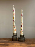 Mixed Floral Hand-painted Taper Pairs